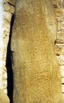 Class II Monymusk cross-slab Pictish carved stone of 8thCentury